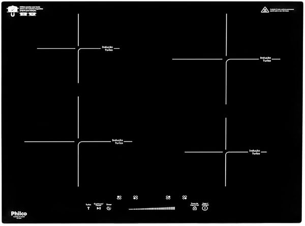 Cooktop Philco PCT40P 4 Queimadores