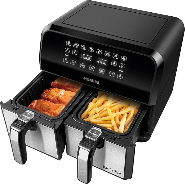 Fritadeira Mondial Dual Duplo Cesto 8L