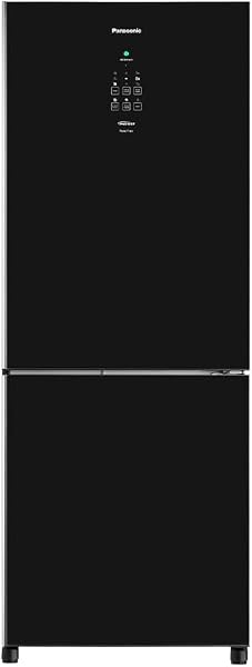 Geladeira Panasonic Frost Free 425L Black Glass