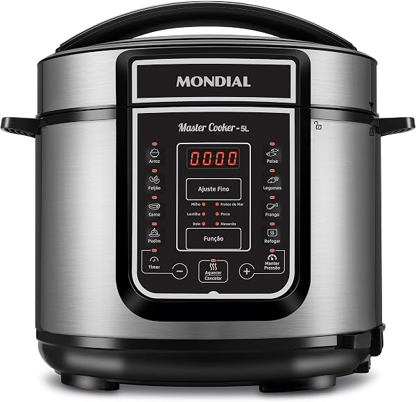 Panela de Pressão Elétrica Digital 5L, Mondial
